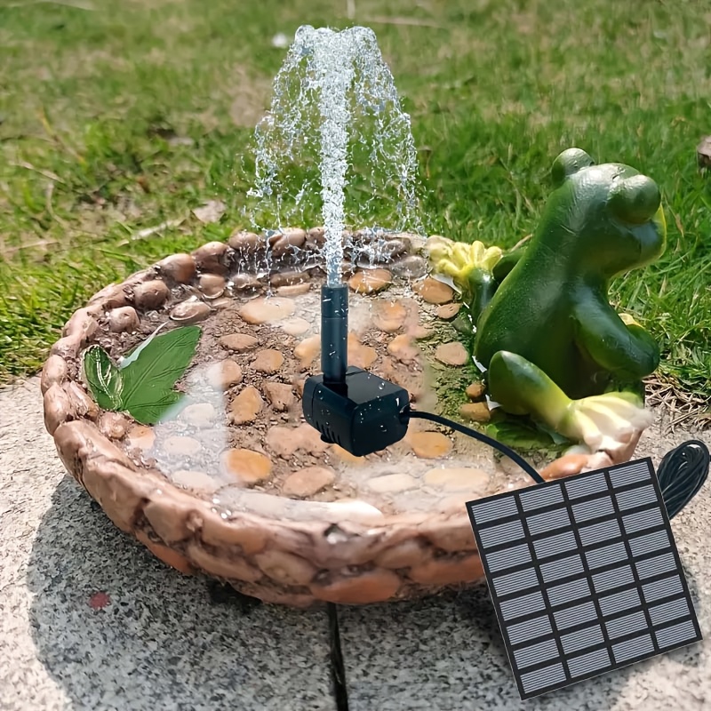 Solar Pool Pump Kit - 6개의 노즐이 있는 태양 분수 -