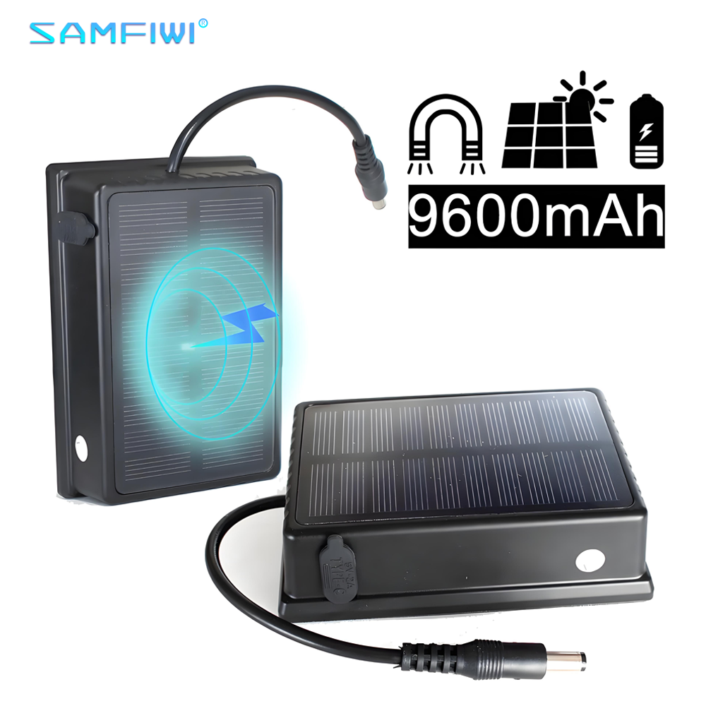 Renewable Energy Source - 자석식 태양광 충전식 보조배터리 방수 장시간