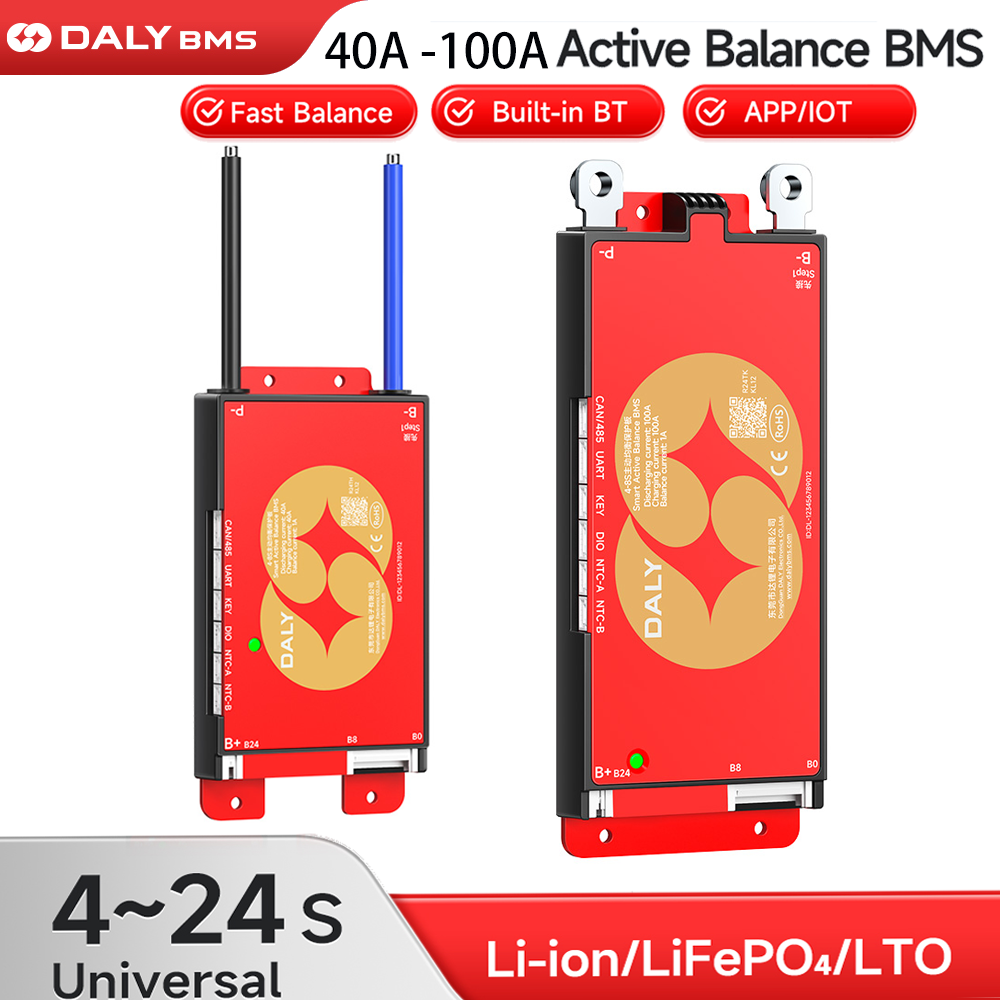Smart Bms - DALY 100 스마트 BMS 4S 8S