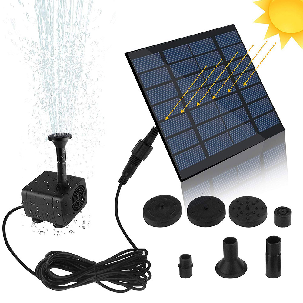 Solar Pool Pump Kit - 정원 수영장용 미니 태양열 분수 펌프,