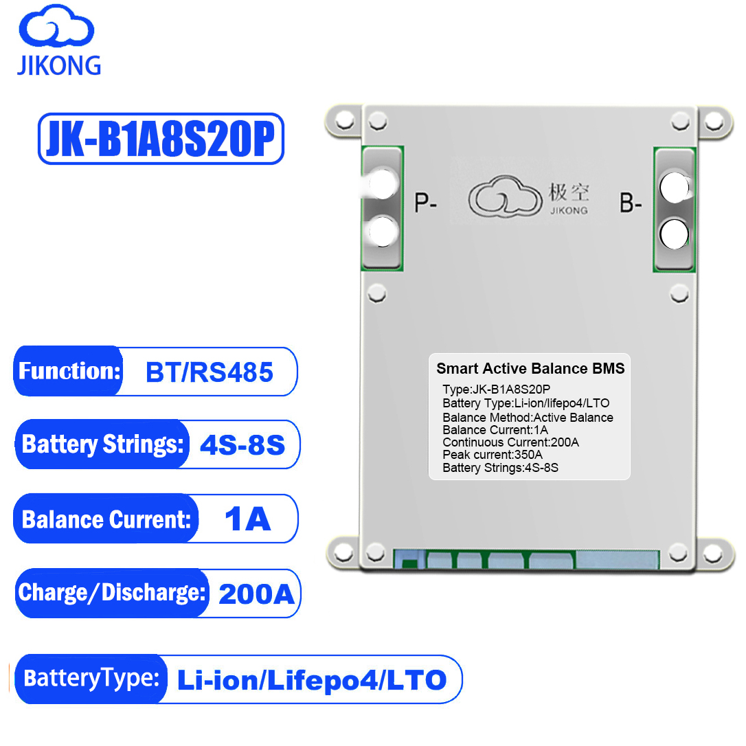 Smart Bms - JK SMART BMS JK-B1A8S20P, Lifepo4 배터리용