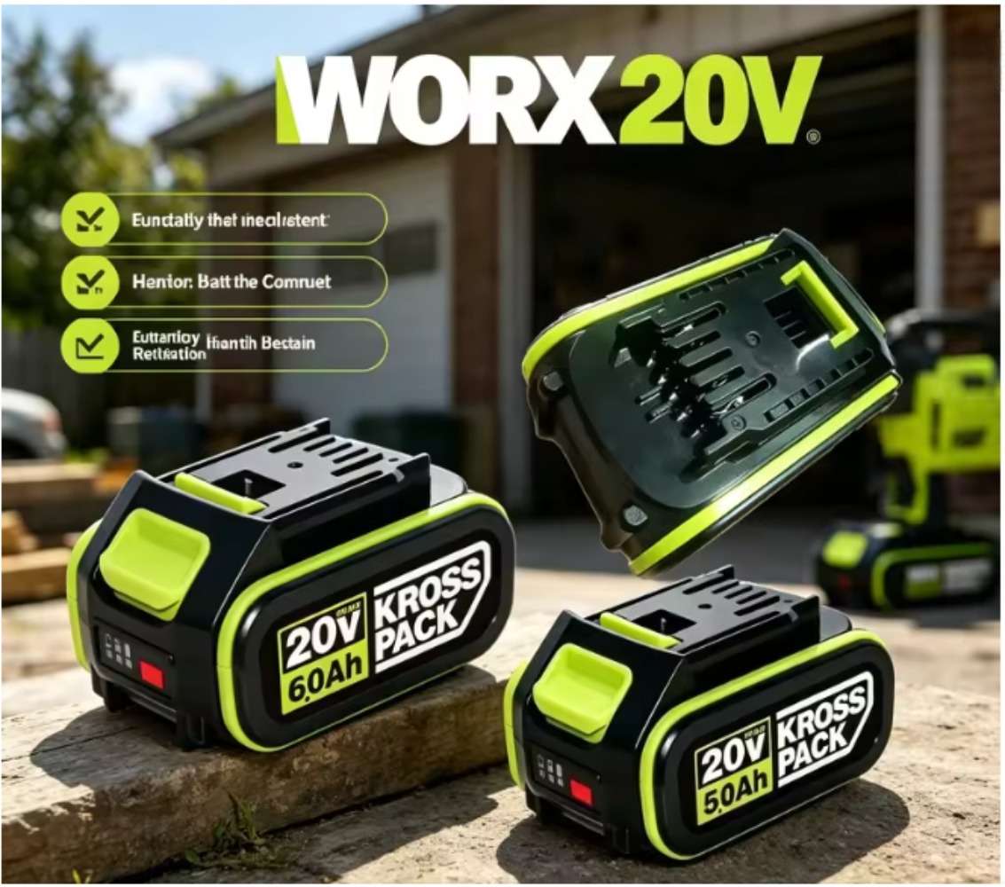 정품 그린 WORX 20V 4.0Ah PowerShar - Renewable Energy Project 리뷰 및 가격