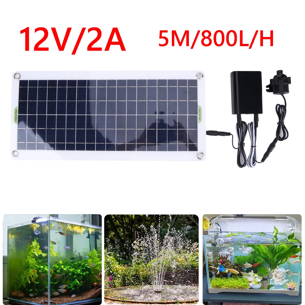 30W 800L/H DC 18V 저소음 브러시리스 태양 - Solar Pool Pump Kit 리뷰 및 가격