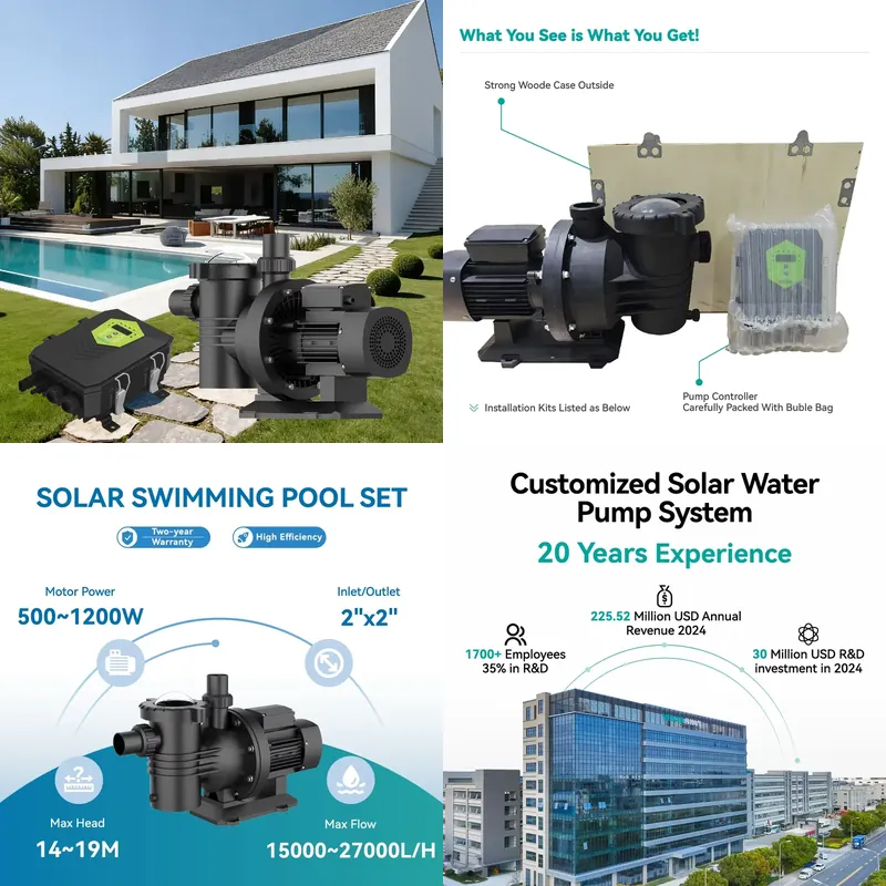 베이치 제조업체 공급 2인치 500W IP55 MPPT - Solar Pool Pump Kit 리뷰 및 가격