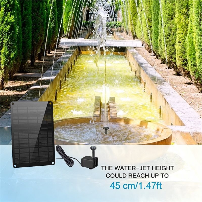 RMWIN-정원용 수영장 연못 분수 9W 태양광 패널  - Solar Pool Pump Kit 리뷰 및 가격