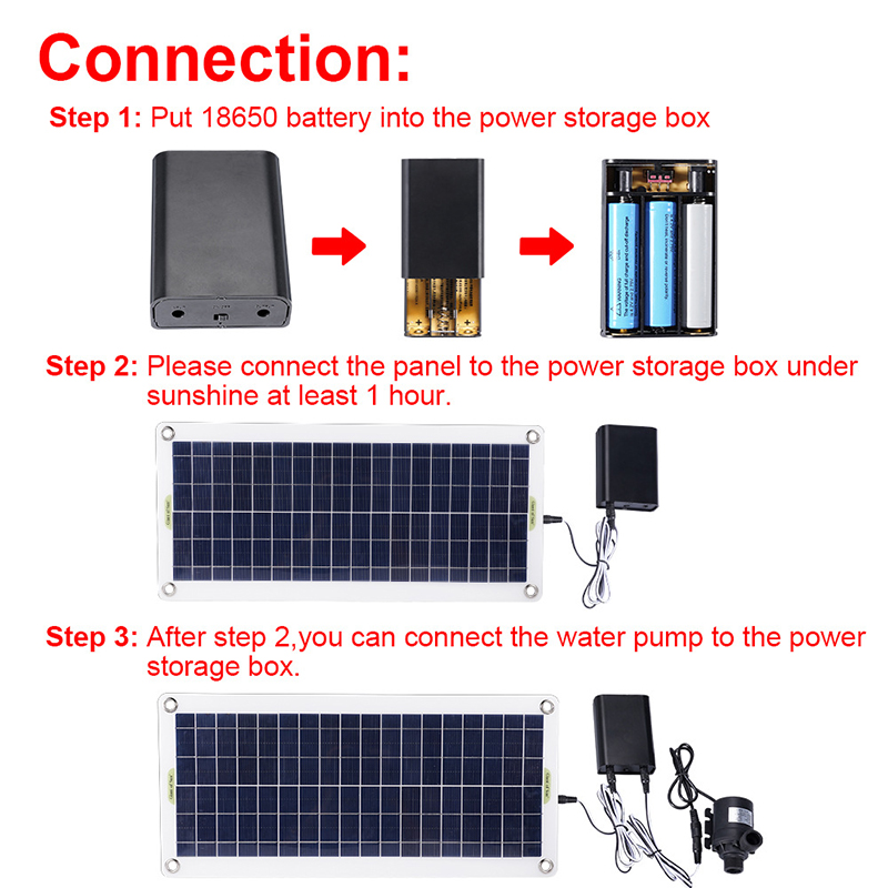 50W 12V 저소음 브러시리스 펌프 야외 폭포 분수  - Solar Pool Pump Kit 리뷰 및 가격