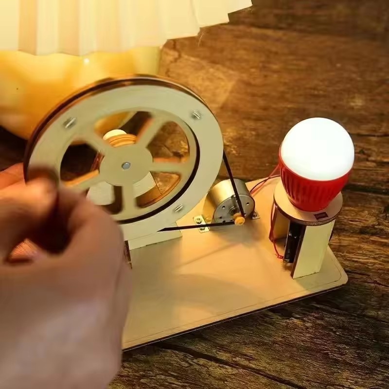 DIY 수동 발전기 과학 키트 STEAM 나무 재질 물 - Renewable Energy Project 리뷰 및 가격