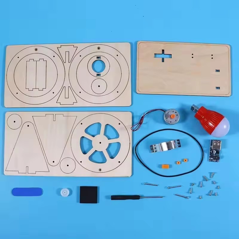 DIY 수동 발전기 과학 키트 STEAM 나무 재질 물 - Renewable Energy Project 리뷰 및 가격