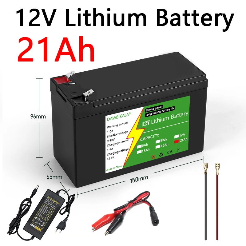 12V 6Ah-21Ah 18650 리튬 배터리 팩 3S - Renewable Energy Source 리뷰 및 가격