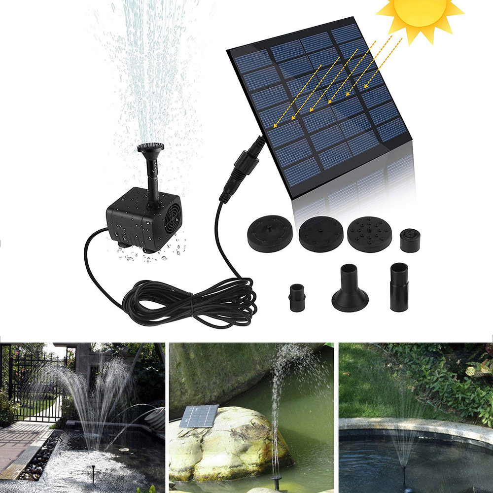 정원 수영장용 미니 태양열 분수 펌프, 물 펌프 파워  - Solar Pool Pump Kit 리뷰 및 가격